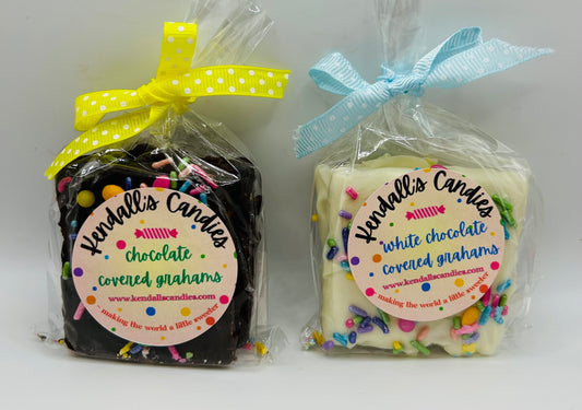 Chocolate Covered Grahams - Available in milk or white chocolate
